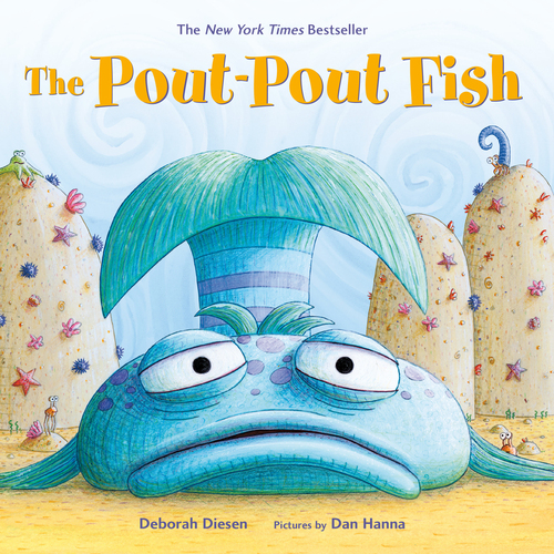 Front cover of The Pout Pout Fish by Deborah Diesen - from Macmillan Publishers - https://us.macmillan.com/books/9780374312190/thepoutpoutfish/