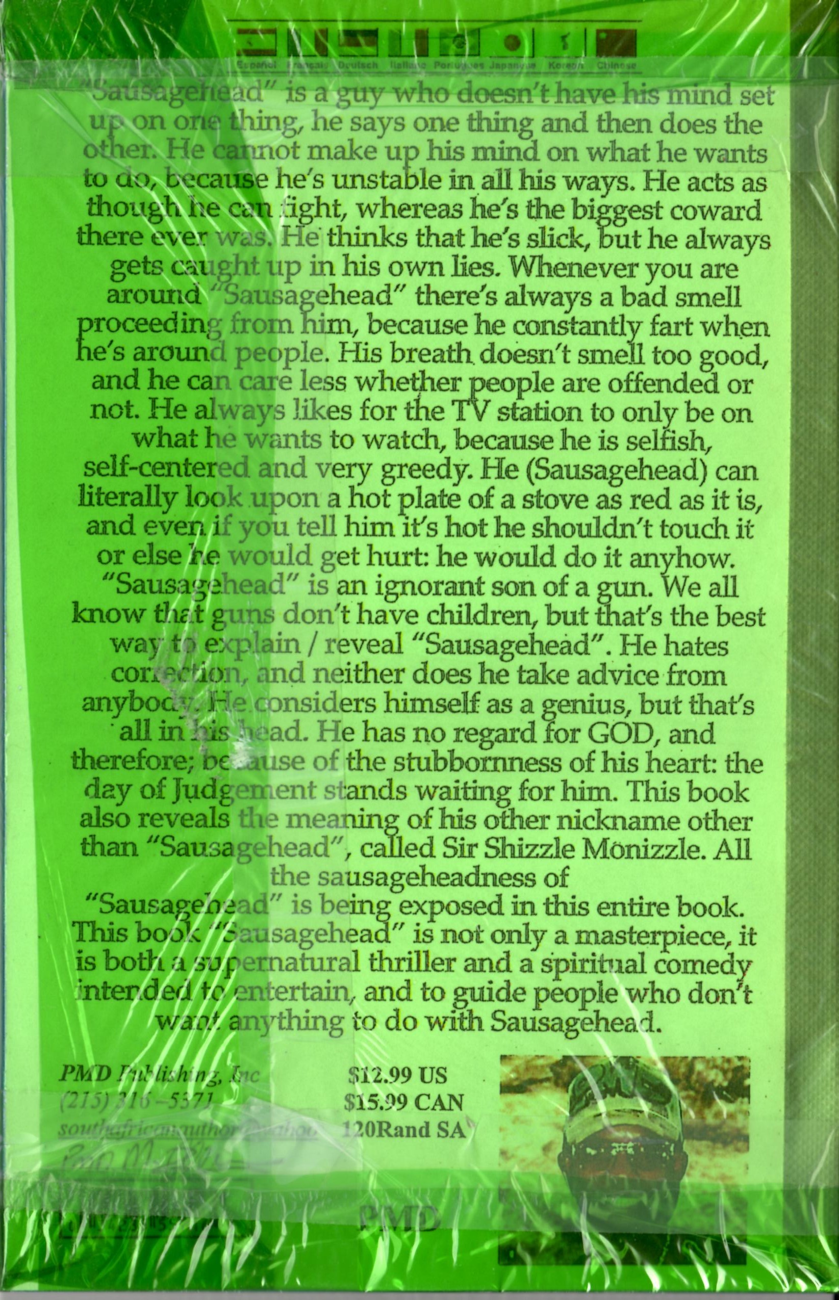 Sausagehead back cover